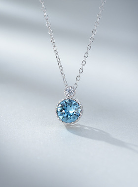 锁骨银项链TIMENOTES女水晶