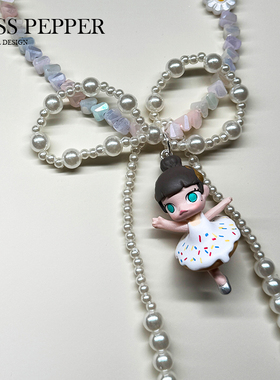 可爱少女茉莉芭蕾舞串珠蝴蝶结