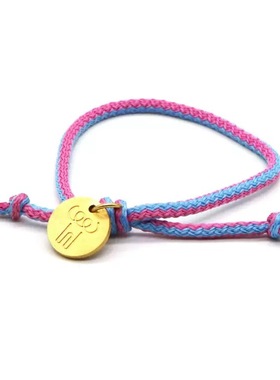 权志龙同款韩国潮牌WITH ICE纯手工作公益情侣手绳手链