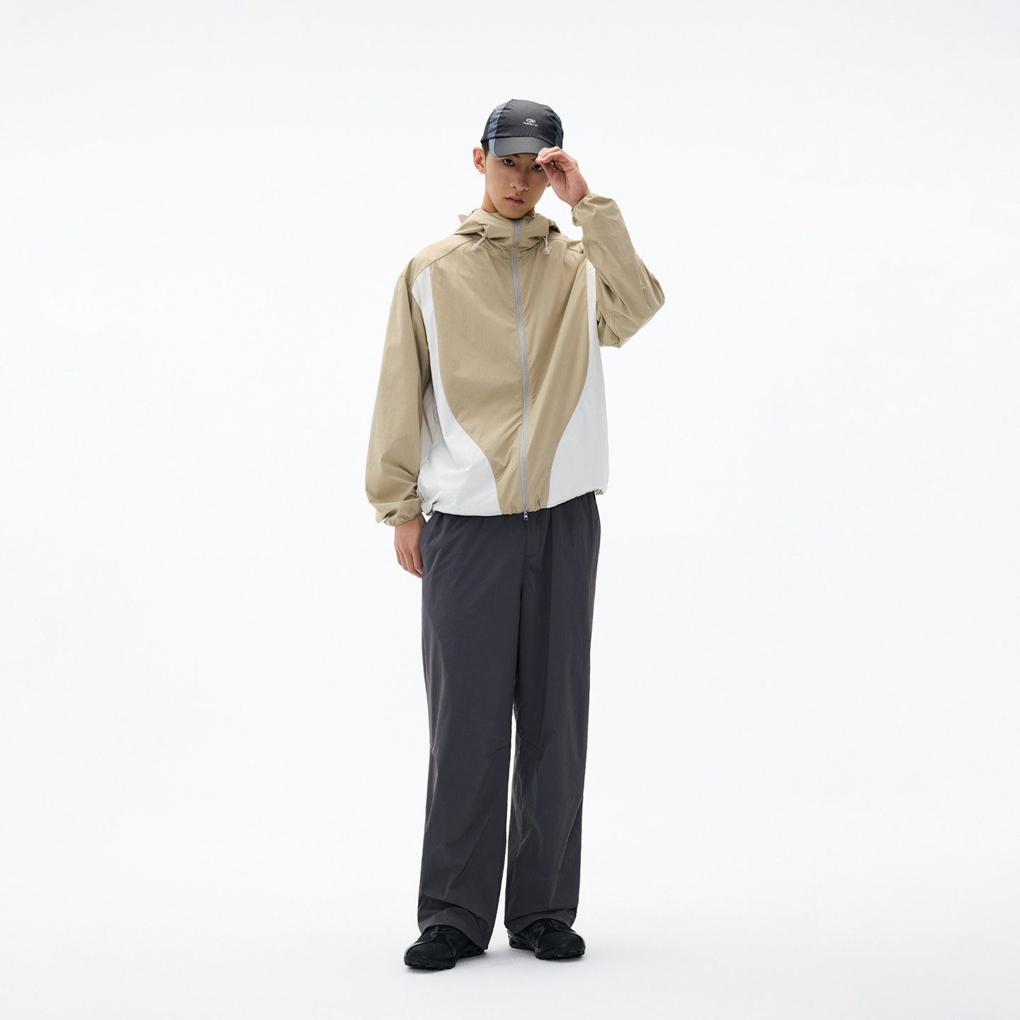 BENPANDA 2025秋季户外防泼水休闲裤登山伞兵裤直筒宽松裤子男款