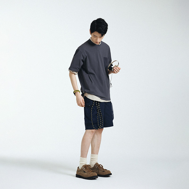 BEN.PANDA2025夏季短裤男简约透气休闲宽松工装短裤,淘宝优惠券,粉丝福利购,淘宝优惠卷