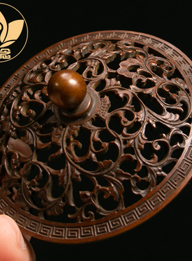 庆松堂铜炉名家作品三足鬲式熏炉