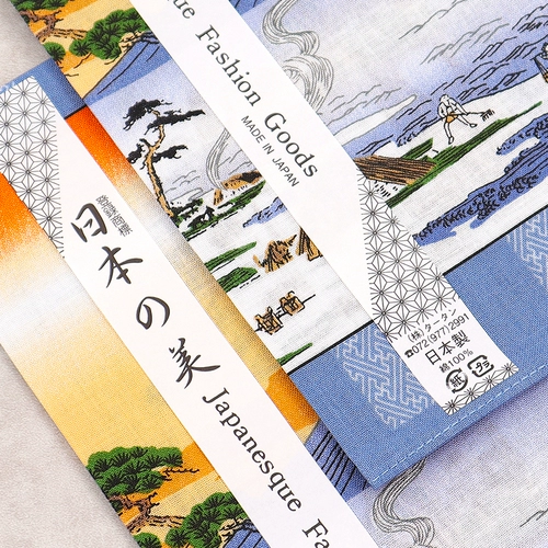 Японский импортный хлопковый носовой платок, тонкий шарф подходит для мужчин и женщин