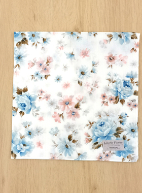 LIBERTYFLOWER日本制造45cm手帕