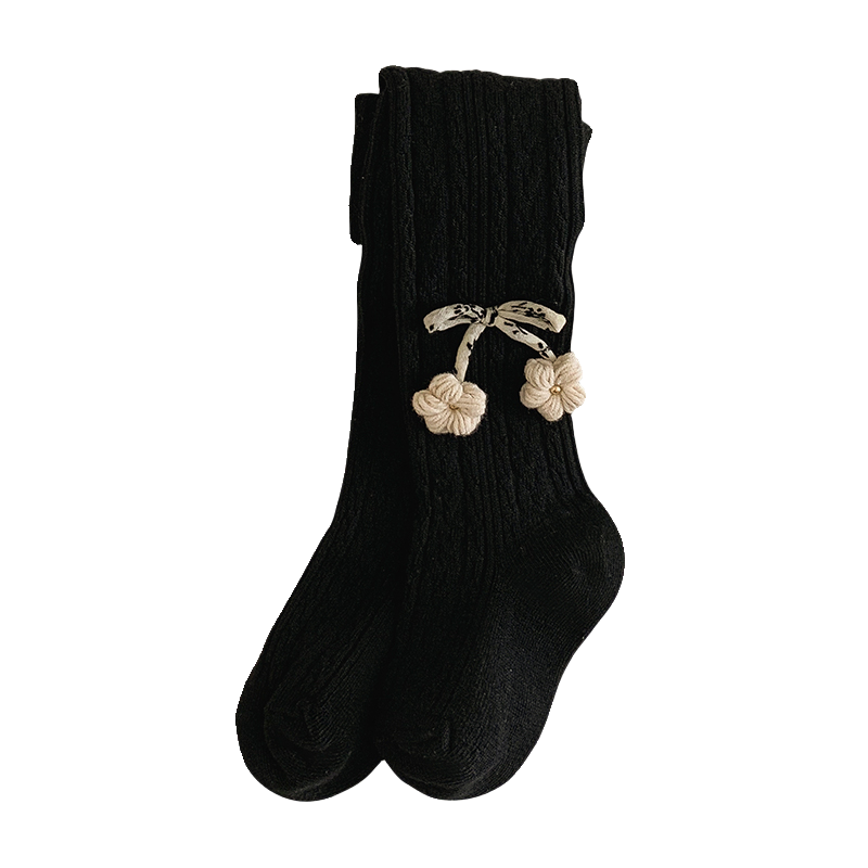 女童孩春秋季薄款纯白色针织棉连裤袜子儿童宝宝打底裤洋气蝴蝶结,淘宝优惠券,粉丝福利购,淘宝优惠卷