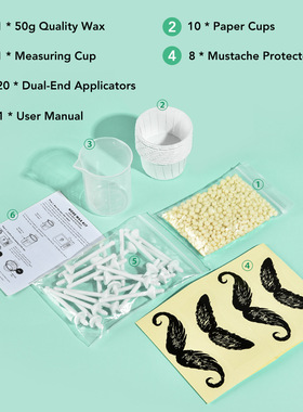 Nose Wax Kit Nose Hair Instant Removal  Nostril Waxing鼻蜡套
