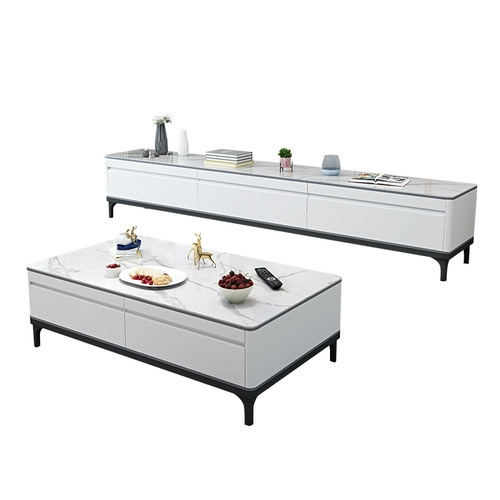 Hyundai Simple и Practical Marble Coffee Lable Сочетание телевизионного шкаф