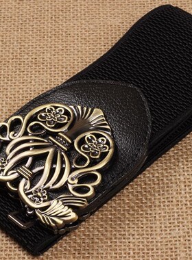 Women's waist belt复古雕花宽腰带 女 腰封 宽腰带