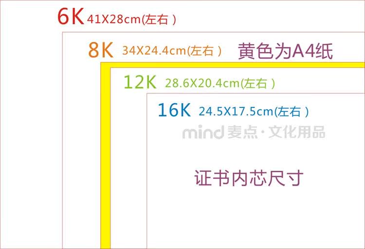 6K8K12K16k烫金利而佳荣誉证书-内芯/内页120g可排版打印-图1