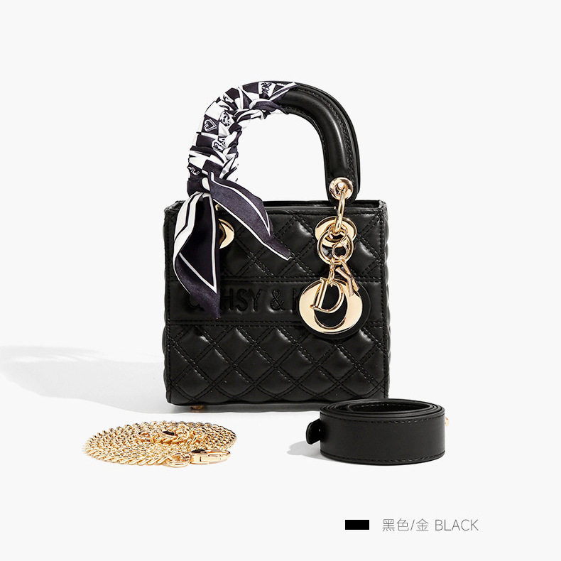 2025春上新戴妃包手提包潮流女包斜挎包链条小方包,淘宝优惠券,粉丝福利购,淘宝优惠卷