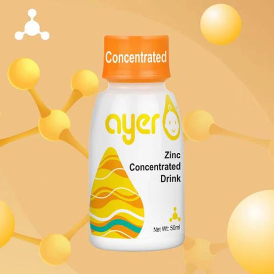 ayer艾儿锌浓缩饮液婴儿甘氨酸螯合液体锌艾尔锌进口儿童补锌滴剂