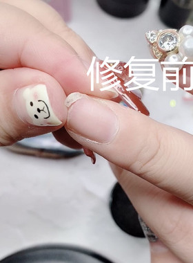 美甲雕花胶美甲俄式修复指甲透明雕花胶美甲雕花胶质地较软软