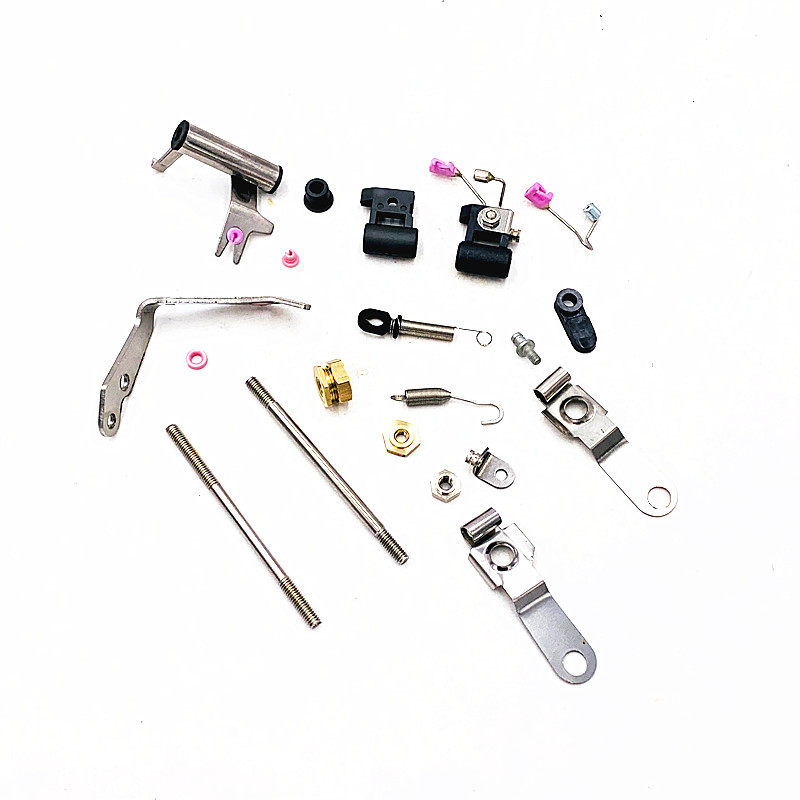 红旗津田驹喷气织机配件耳丝框耳组绞边器瓷眼弹簧保险片导纱摇臂 - 图0