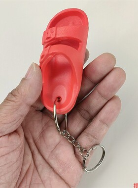 迷你小挂件博肯一字拖鞋1对服装鞋包挂饰女包书包卡通配饰钥匙扣