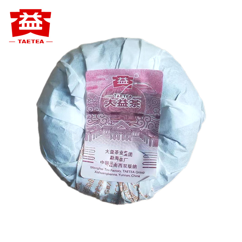 【新品到货】大益普洱茶 2022年2201批 V93沱熟茶100g*5沱/条-图2