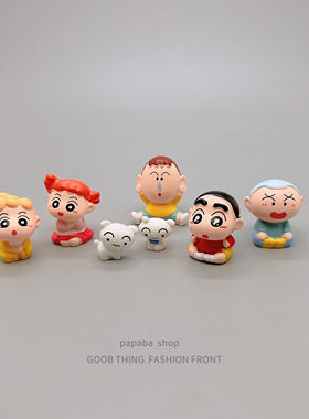 蜡笔小新阿呆桌面车载摆件