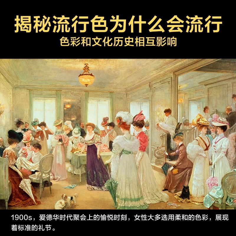 色彩中的100年:潘通经典配色图鉴 配色手册配色设计原理大原则配色教程配色方案素材设计基础PANTONE色彩美学色彩搭配 配色书籍 - 图2