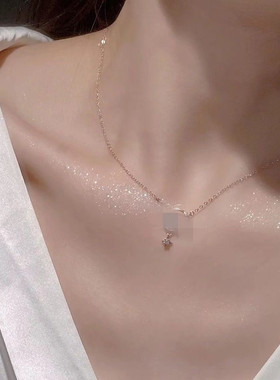 星辰揽月项链女锁骨链轻奢小众设计感ins闺蜜礼物温柔仙气潮
