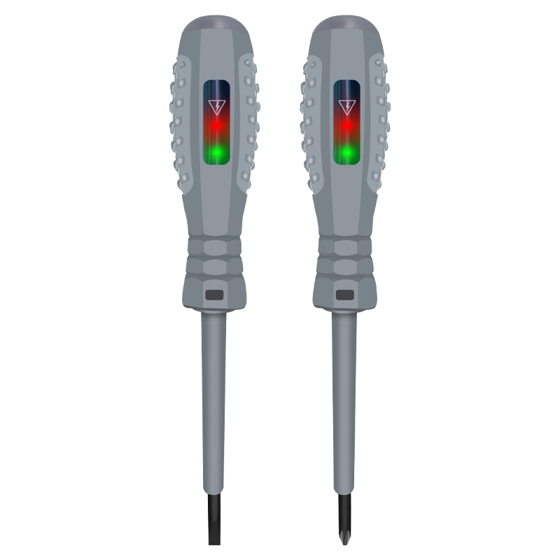 电工专用工具多功能测电笔一字十字螺丝刀多用线路检测验电试电笔 - 图3