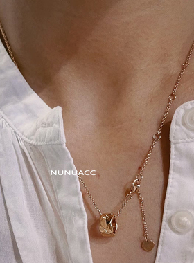 NUNU金智妮小金豆项链