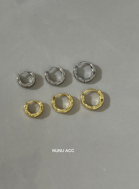 NUNU睡觉不用摘超mini菱格耳扣