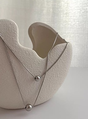 NUNU金智妮Jennie同款双层项链