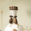 Youxinzhuyu 21-27 domestic cost-effective original design natural Qinnan agarwood earrings pendant ring