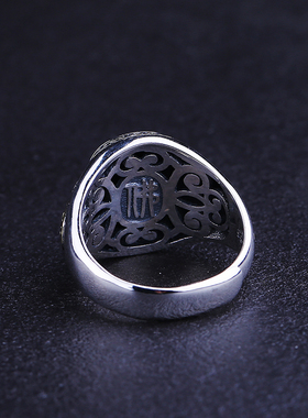 天使之愿925银八大佛男生肖戒指