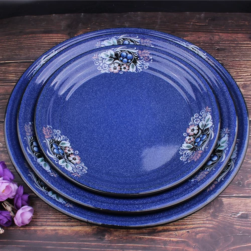 Синьцзян характерная сгущенная эмалевая тарелка куриная плита