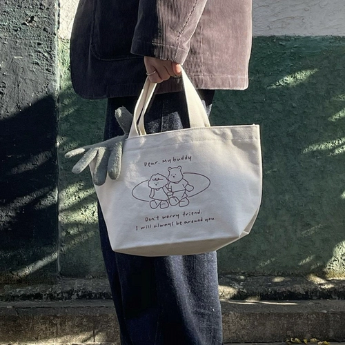 Сумка с петлей на руку, южнокорейская сумка через плечо, товар, свежий тканевый мешок