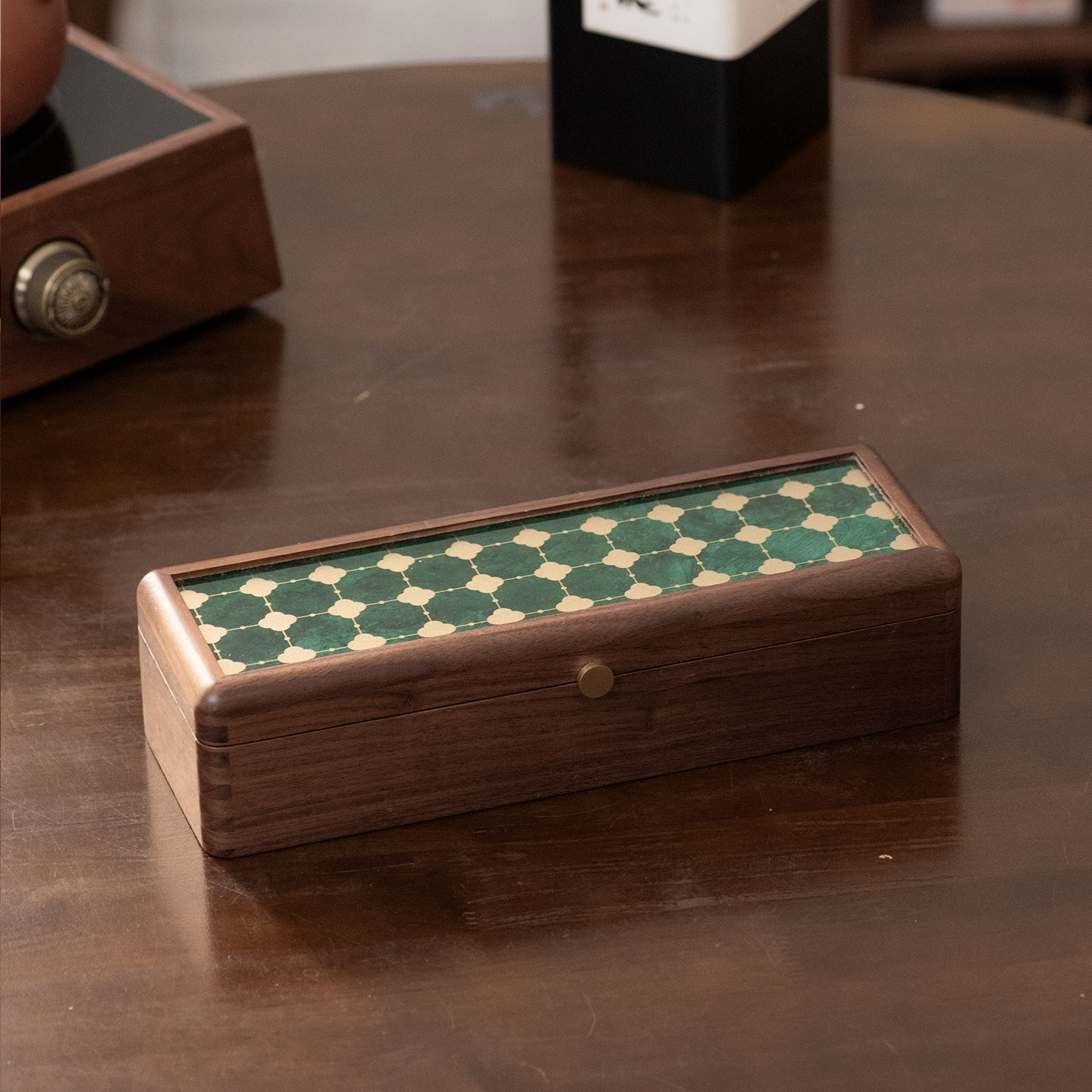 一纪核桃收纳盒高端文玩专用核桃收纳盒实木防尘多格内衬首饰盒子,淘宝优惠券,粉丝福利购,淘宝优惠卷