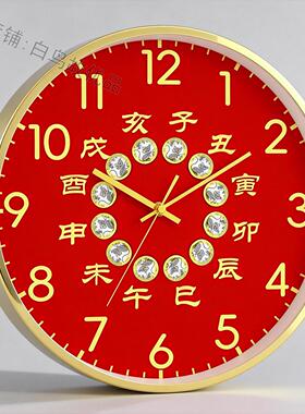 生肖纪念币收藏盒钟表展示盒圆形送钱币表盘挂钟12生肖纪念币时钟