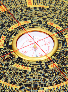 香港通胜纯铜电木罗盘