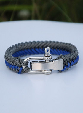 手镯礼物伞绳编织手工编织手环