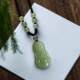 Imitation jade Laughing Buddha pendant, safe guardian Buddha necklace in the year of birth, male and female temperament transfer beads, Guanyin pendant