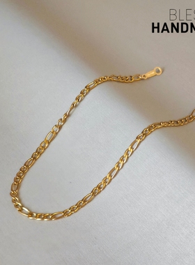 含金量5%细费加罗14K包金手链