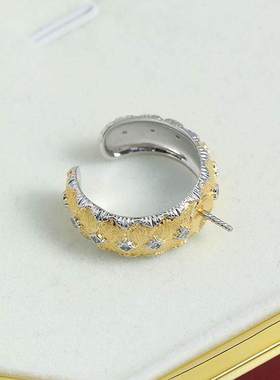 珍珠配件戒指开口戒子手工DIY