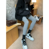 Хлопковые леггинсы для беременных, демисезонные эластичные штаны с поддержкой живота, в обтяжку