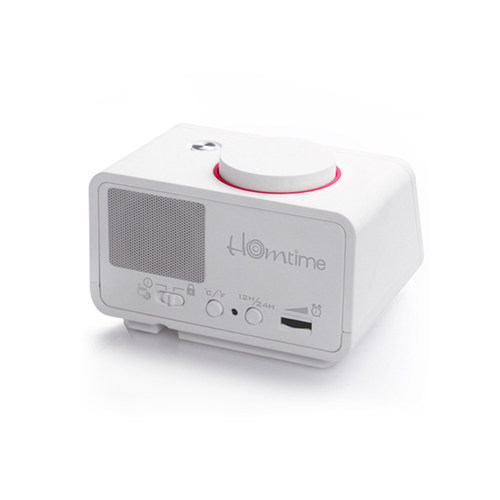CHERRY C1mini电子闹钟静音夜光贪睡学生用床头变态超大铃声 - 图1