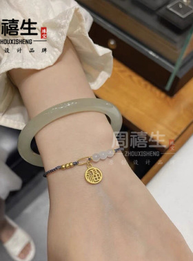 批发阿富汗碳酸盐质玉鸭蛋青圆条青白玉晴水正圆条小众美人条玉镯