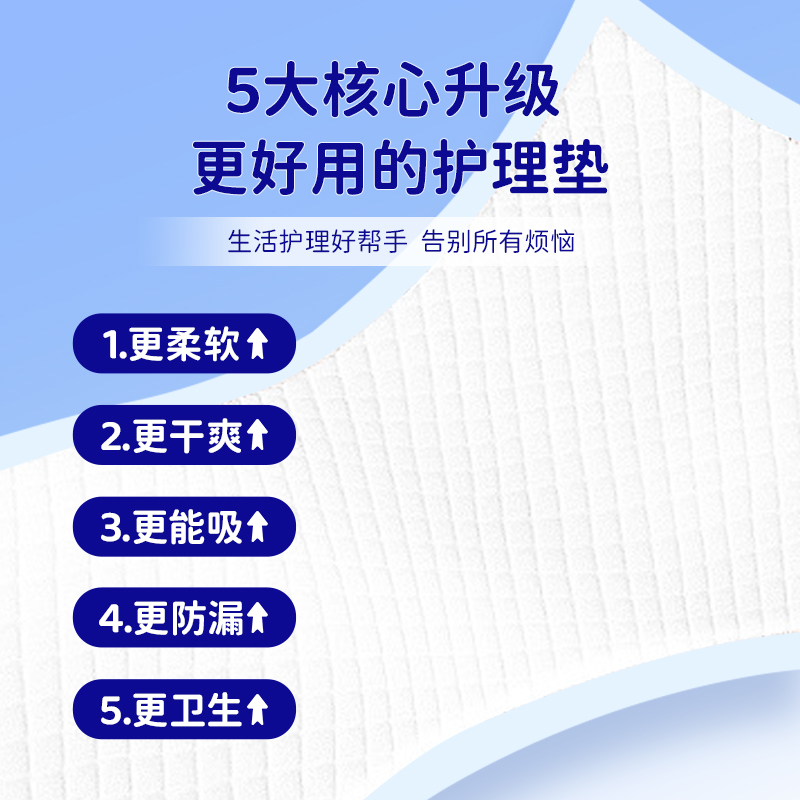 启福成人护理垫60×90男女一次性老年人隔尿垫老人用专用大尺寸 - 图0