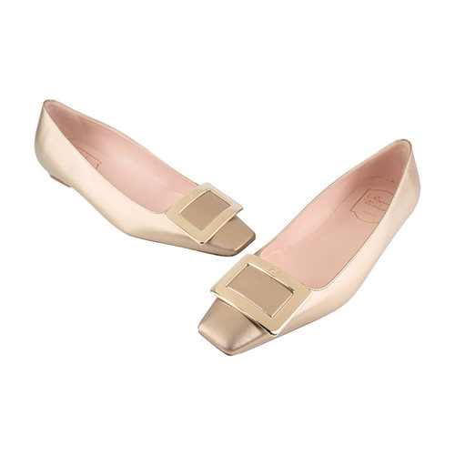 Roger Vivier女Belle Vivier方头套脚芭蕾舞鞋休闲单鞋女士新款XY - 图0