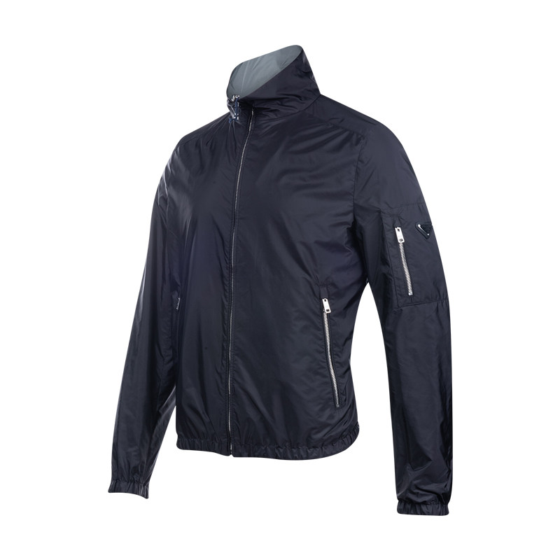 prada /普拉达休闲长袖拉链衫夹克 para海外夹克