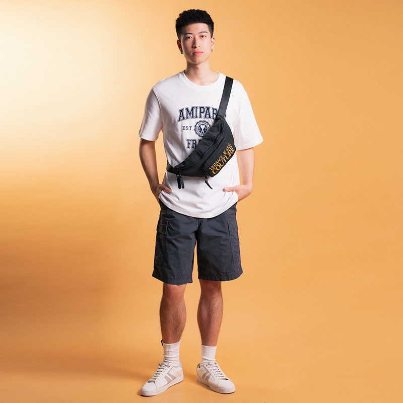 versace /范思哲男女款经典xy腰包 para海外男士包袋