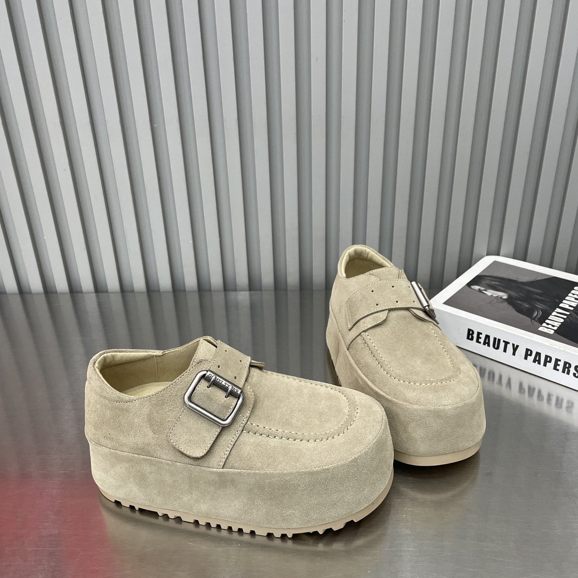 欧货磨砂皮厚底勃肯鞋女2026新款百搭休闲鞋时尚轻便舒适乐福鞋潮,淘宝优惠券,粉丝福利购,淘宝优惠卷