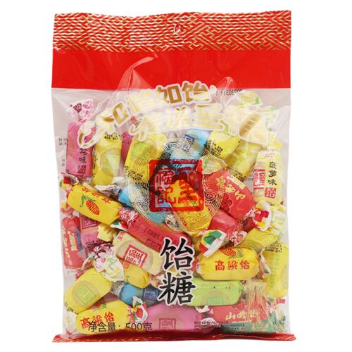 圣福记高粱饴5斤 老式怀旧高粱饴软糖正品山东特产水果拉丝高粱糖 - 图1