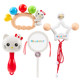 Baby rattle 0-6 environmentally friendly material grip