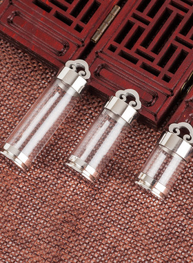 防水可打开装东西装朱砂空心吊坠