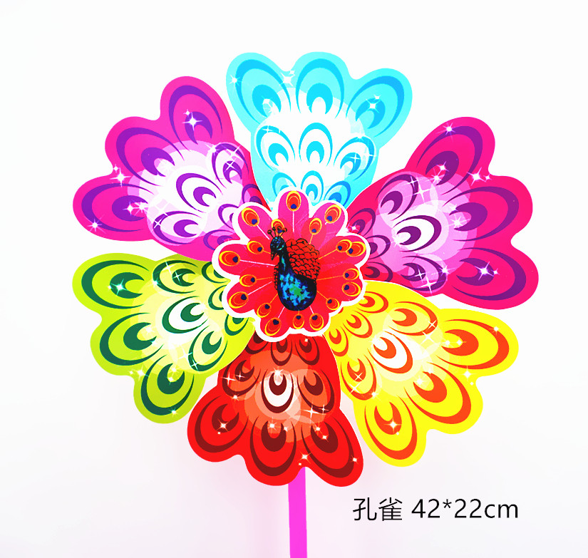 卡通地推礼品小风车儿童玩具幼儿园户外活动装饰七彩风车厂家清仓,淘宝优惠券,粉丝福利购,淘宝优惠卷