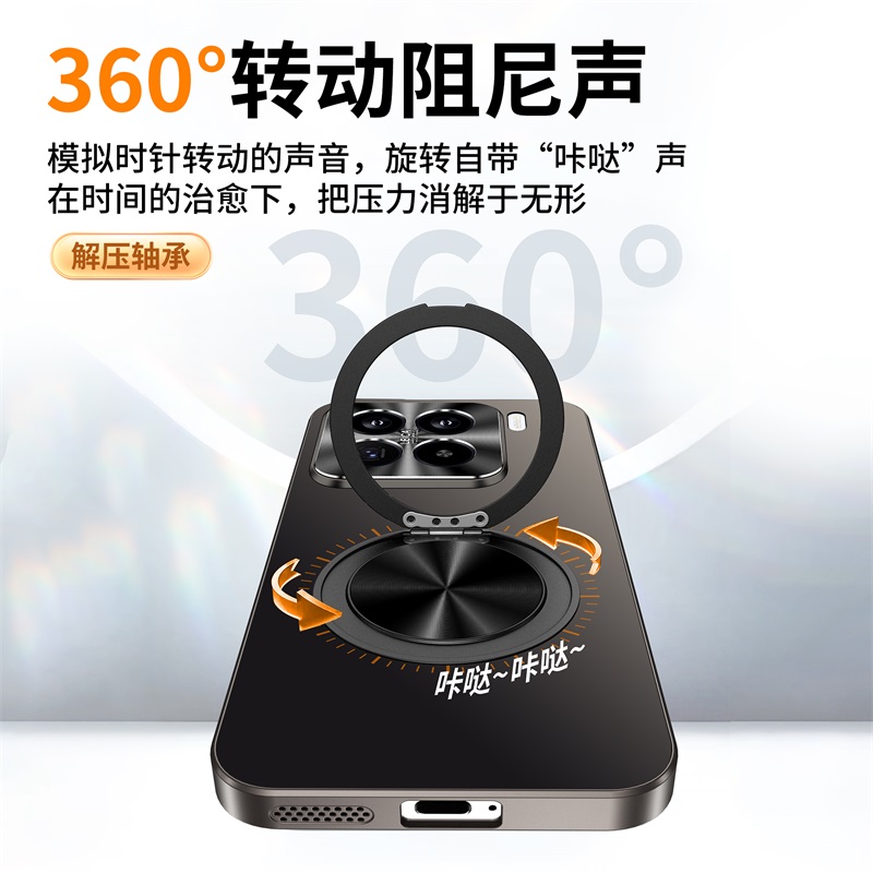 适用小米15手机壳支架xiaomi15pro保护套镜头全包防摔15p定制版m硬MI十五por男女新款高级感外壳磁吸指环奢华